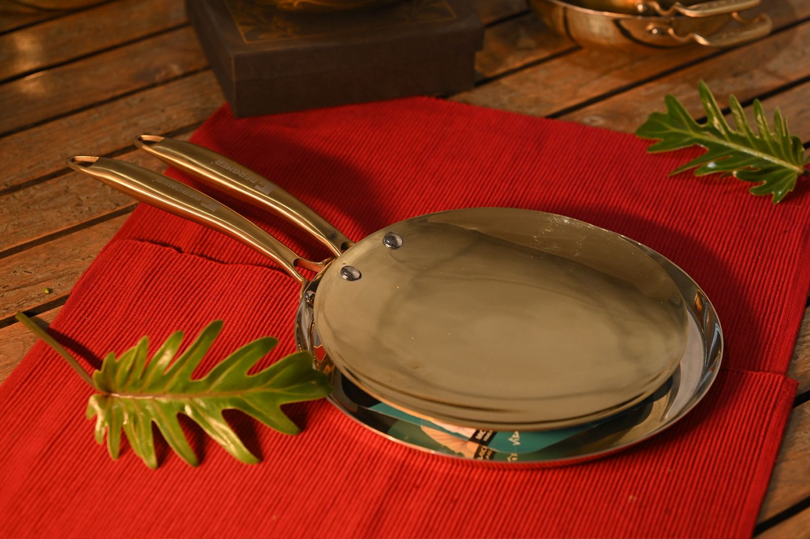 Artisan Series Tri-Ply Brass Tawa / Griddle