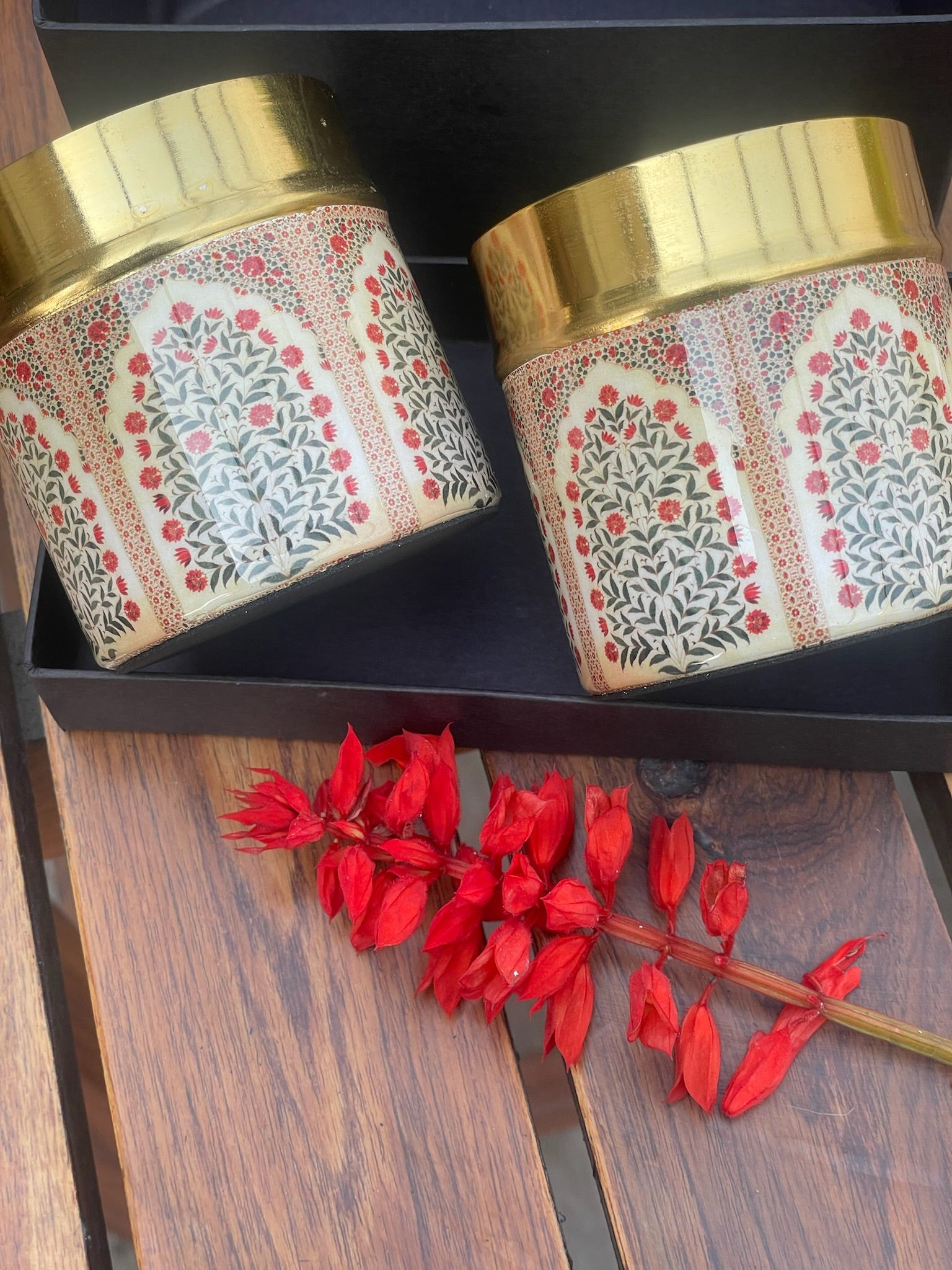 Handcrafted Jar Candle Set – Set of 2