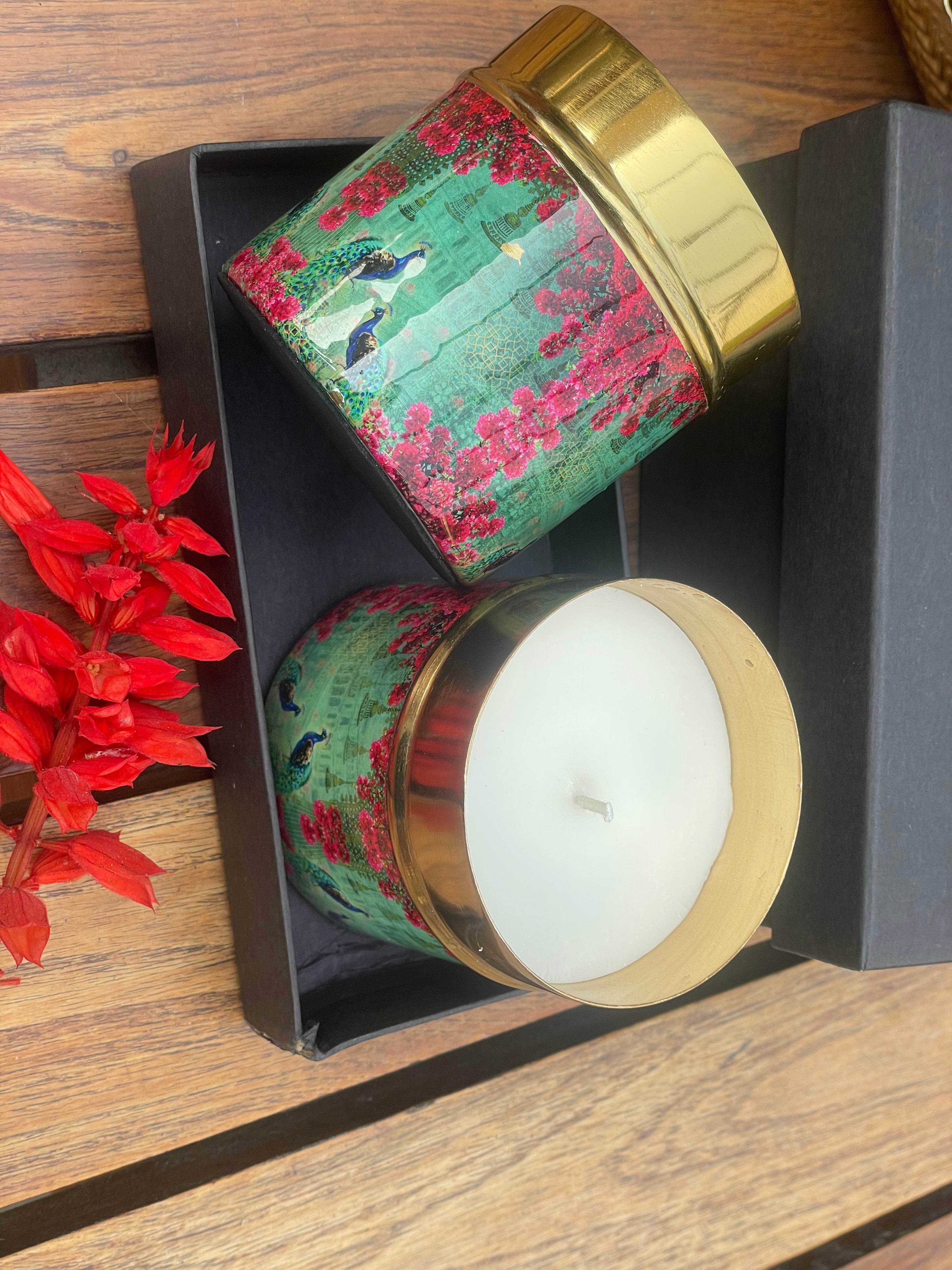 Handcrafted Jar Candle Set – Set of 2