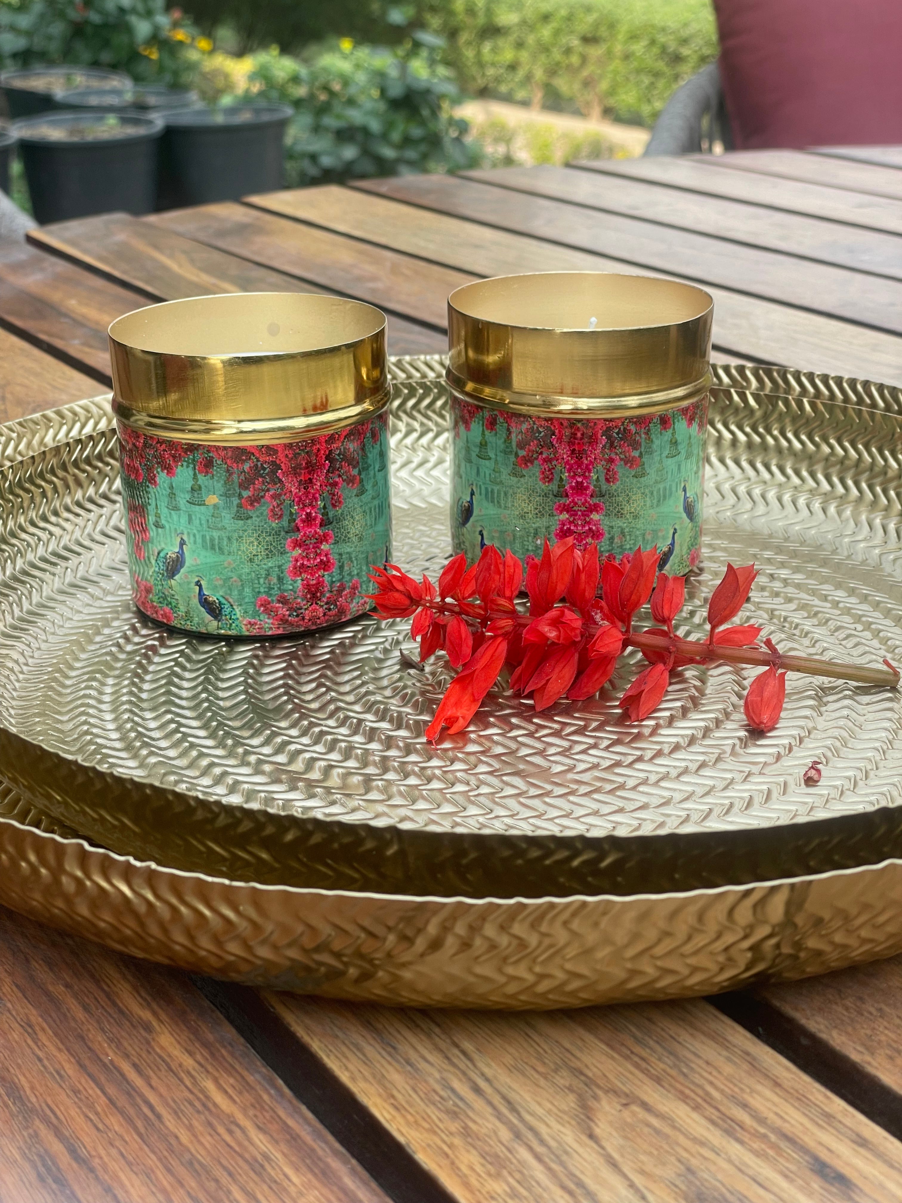 Handcrafted Jar Candle Set – Set of 2