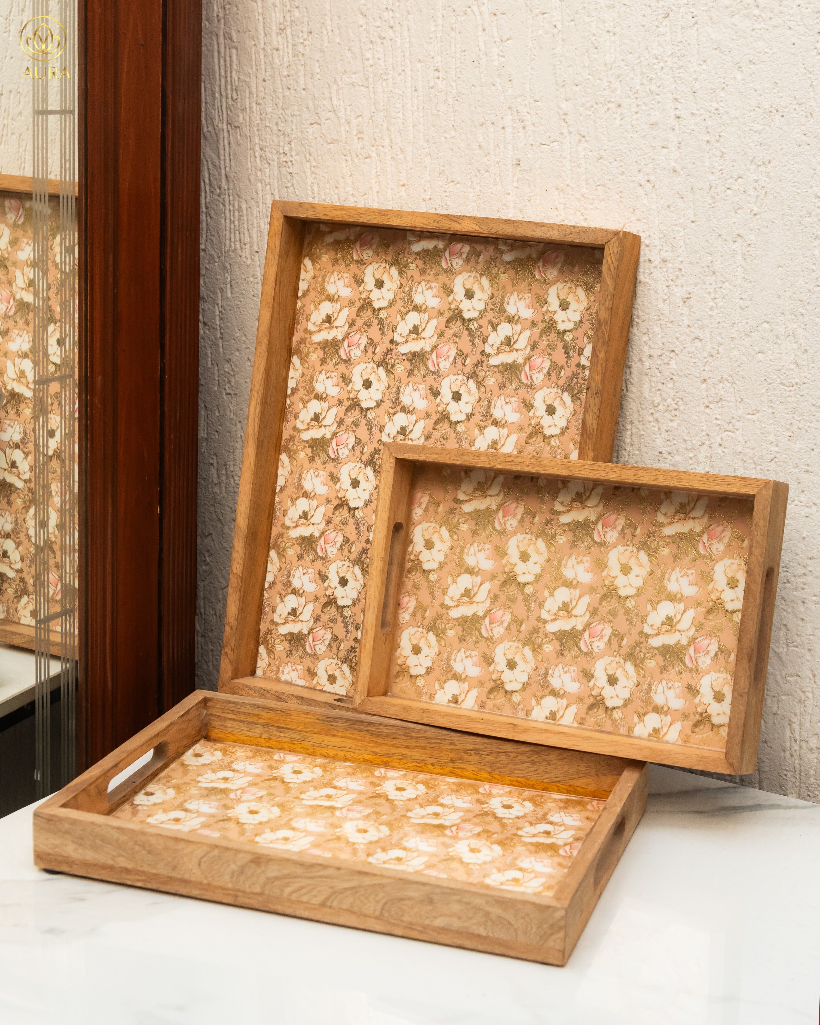 3pc printed trays