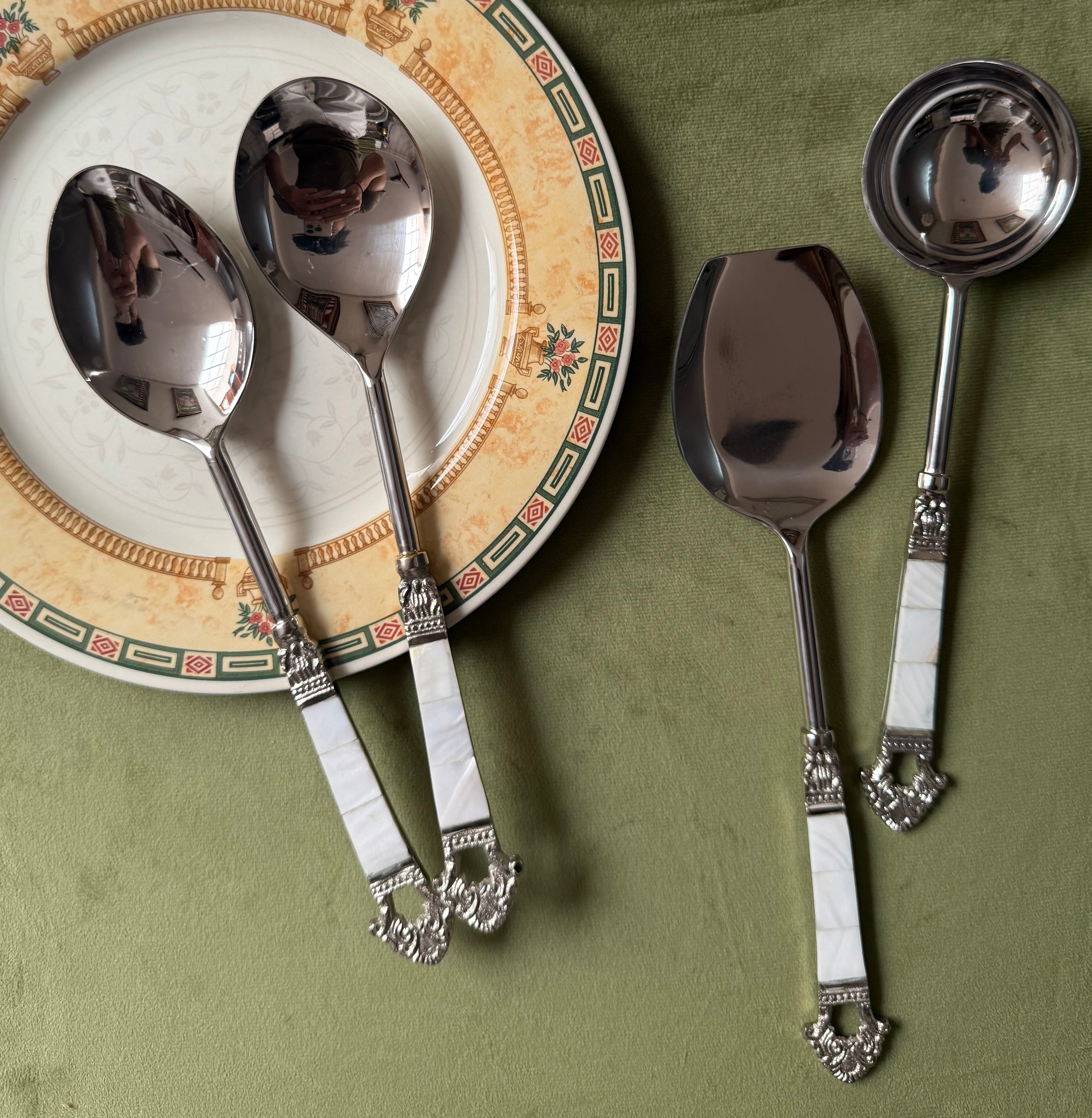 Mother of pearl cutlery