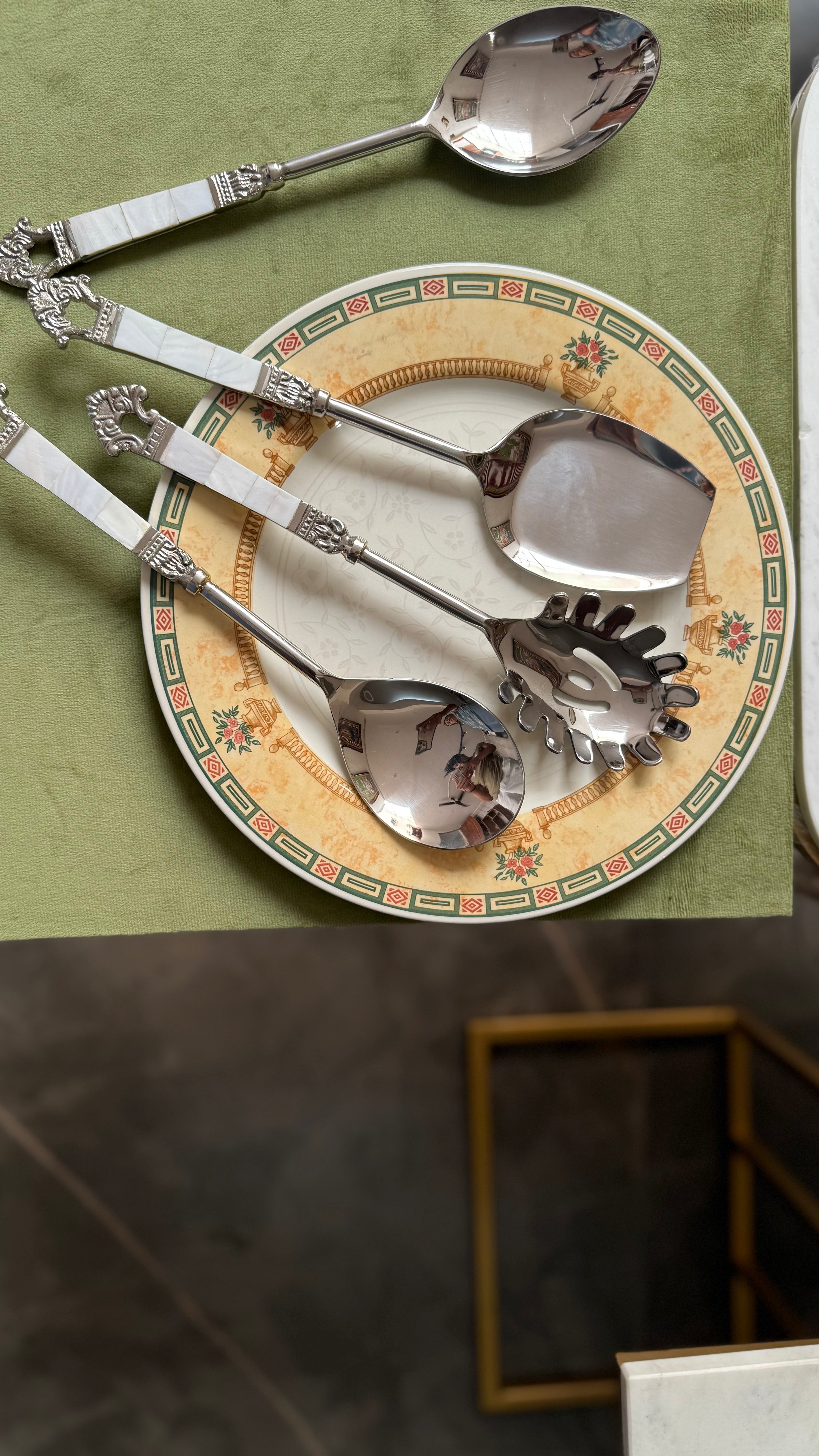 Mother of pearl cutlery