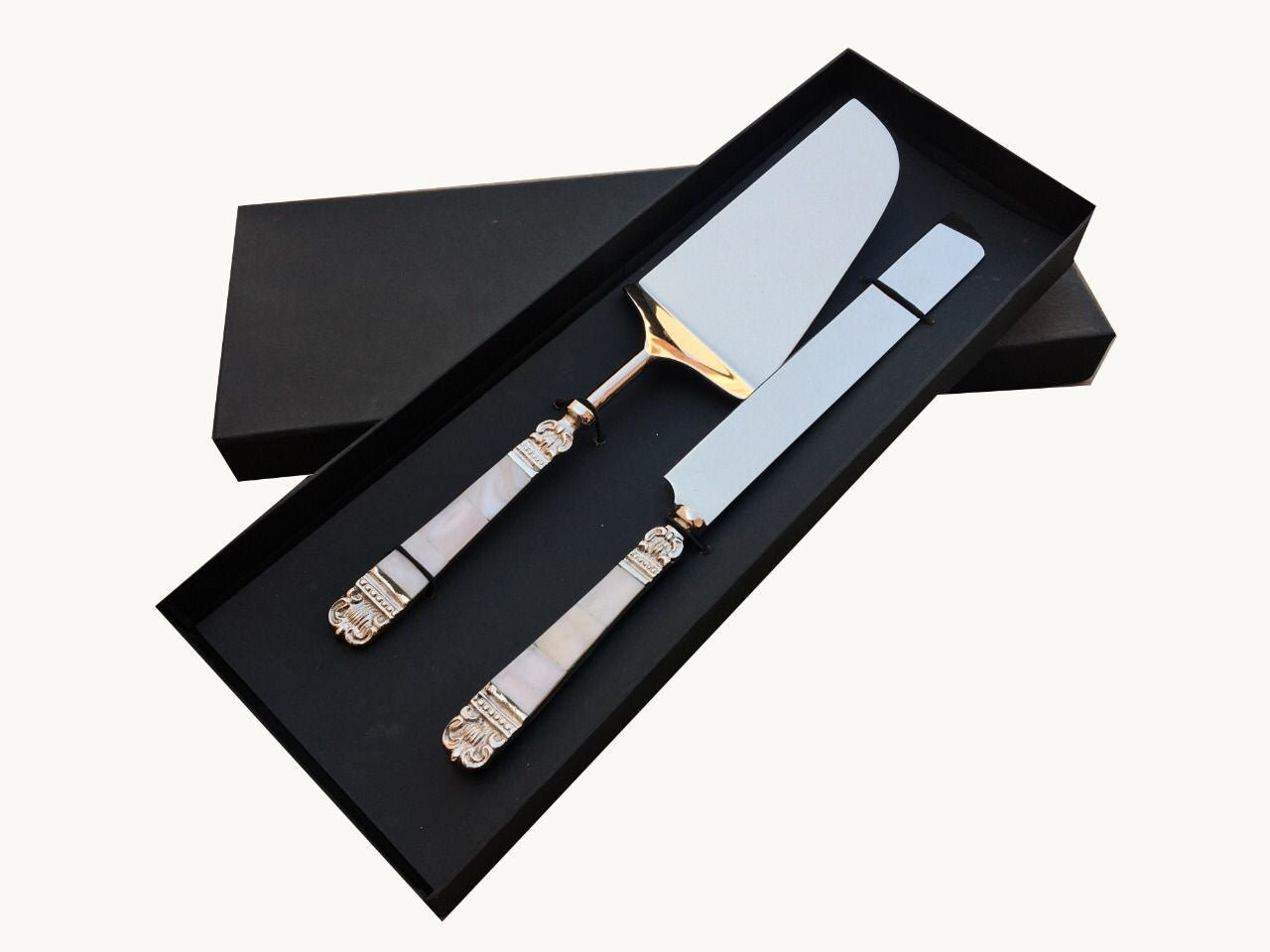 2pc cake server and knife