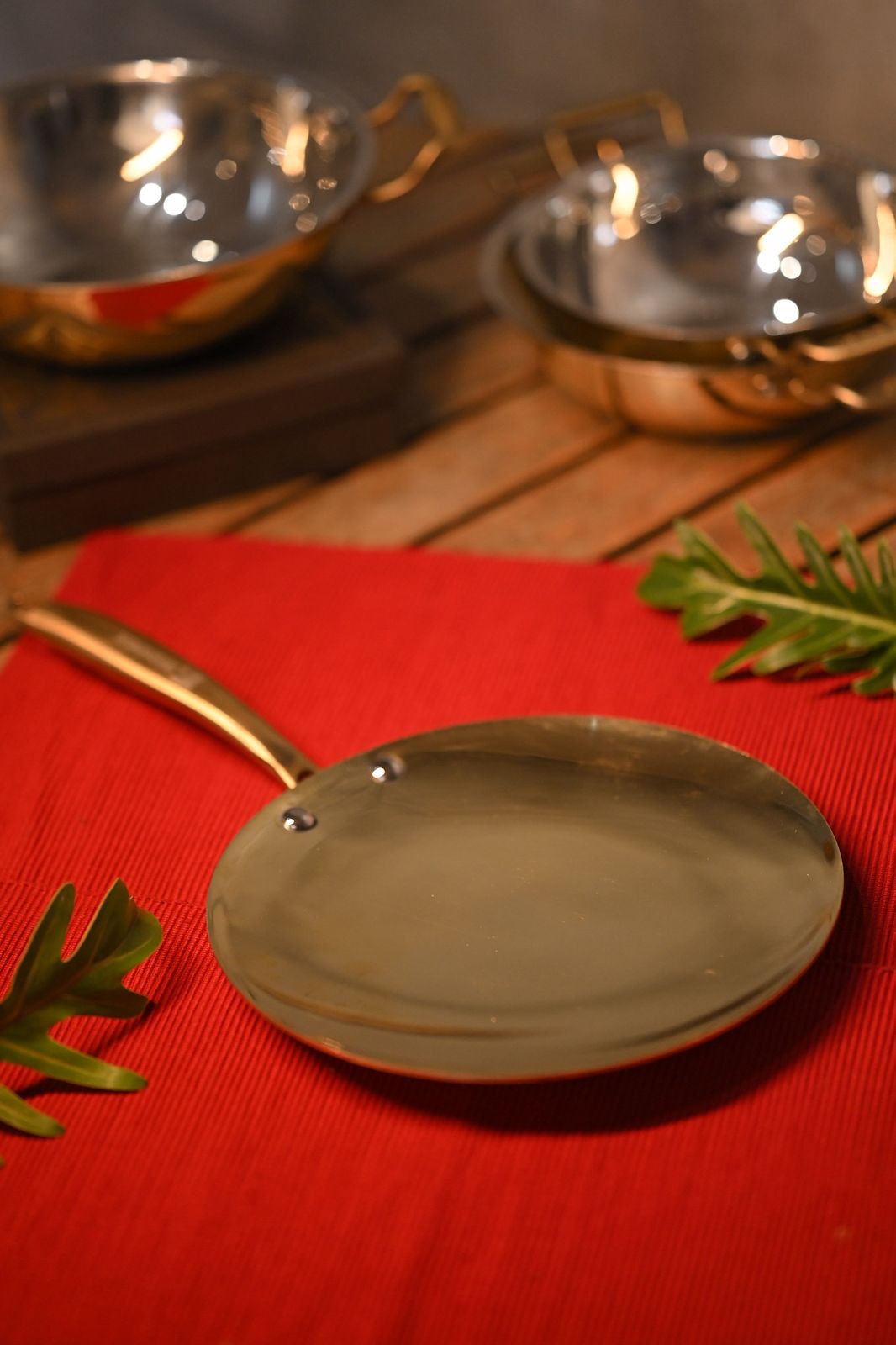 Artisan Series Tri-Ply Brass Tawa / Griddle