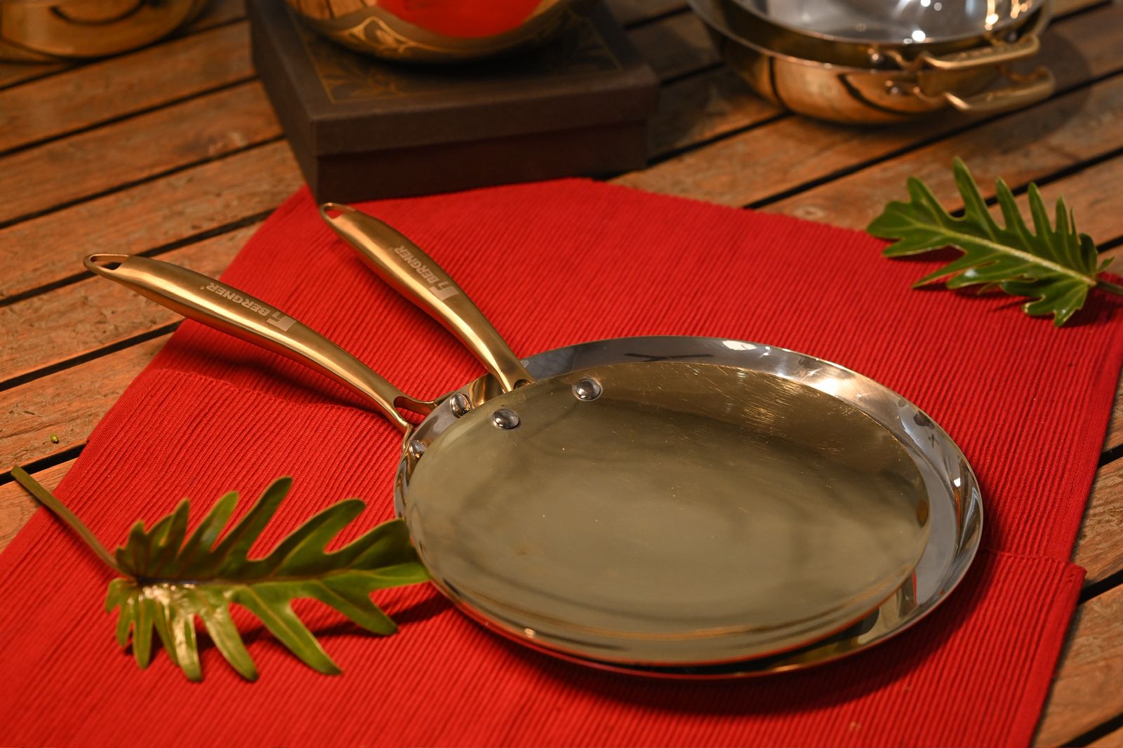 Artisan Series Tri-Ply Brass Tawa / Griddle